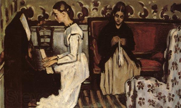 Paul Cezanne Young Girl at the Piano France oil painting art
